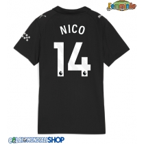 Maglie da calcio Manchester City Nico Gonzalez #14 Seconda Maglia Femminile 2025-26 Manica Corta